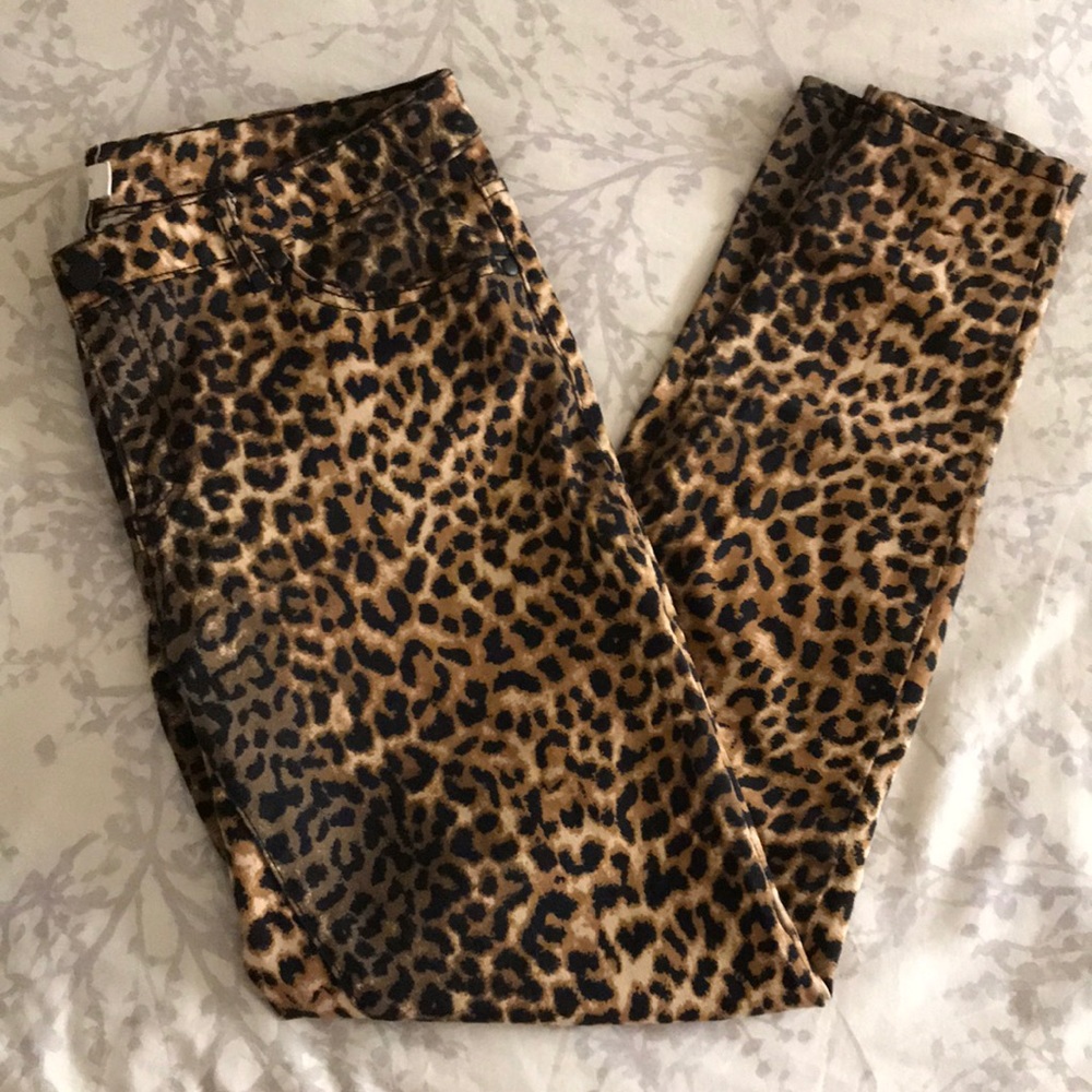 F21 Cheetah / Leopard Print Jeans